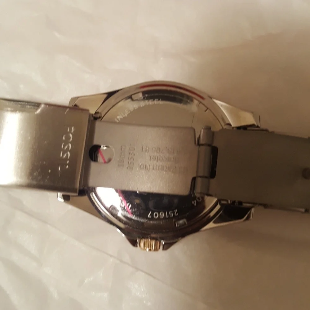 07:07  Fossil Stainless Steel Two Tone Bracelet Watch